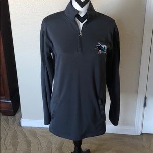 NHL - San Jose Shark 3/4 zip pullover